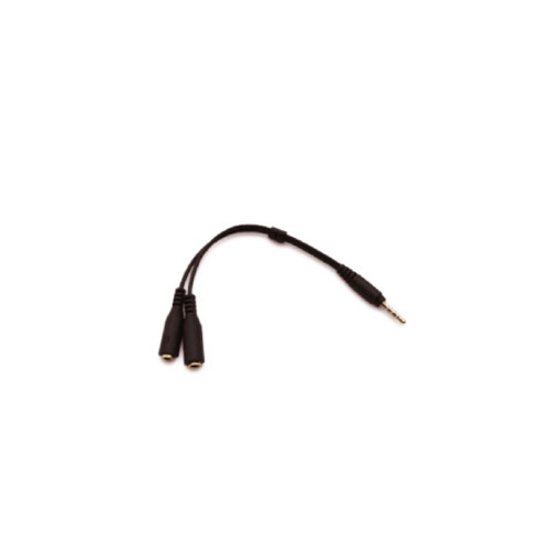 TRS connector to TRRS mobile phone audio cable